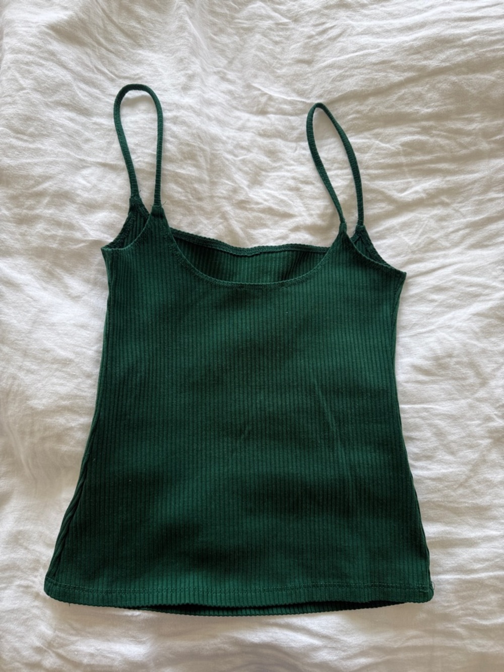 Reformation Dark Green Ribbed Tank - Picture 2 of 4